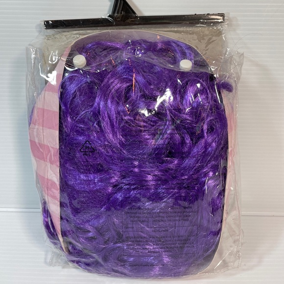 Leg Avenue Starbright Long Wavy Wig Purple OS - Picture 12 of 12